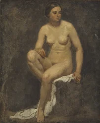 Female Nude in the Studio of Thomas Couture