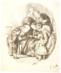 Reading Aloud. Family Group