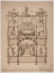 Memorial of the Artist Carnival on March 3, 1854