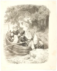 The Four Children in a Boat