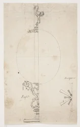 Opsats in the Form of a Mounted Ostrich Egg