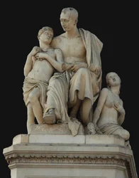 Monument to Count Nikolai Nikitich Demidov at the Piazza Demidoff in Florence, 1830-1850