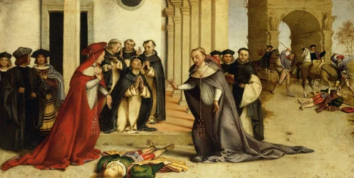 St Dominic resurrecting Napoleone Orsini