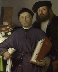 The Physician Giovanni Agostino della Torre and His Son, Niccolò, ca 1515