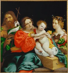 Virgin and Child with Saint John the Baptist and Saint Catherine of Alexandria