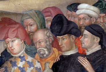 Saint John the Baptist baptizing Jesus (detail)