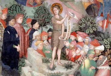St John the Baptist preaching (detail)