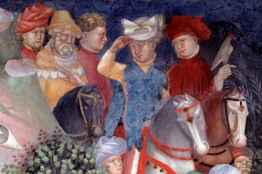 The Preaching of Saint John the Baptist to the Crowds (Detail)