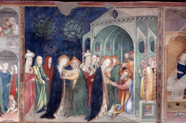 The Visitation of Mary to St. Elizabeth and St. Zachary (Fresco)