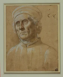 Bust of an Old Man with Round Cap