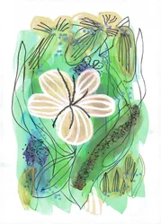 Abstract Floral Garden
