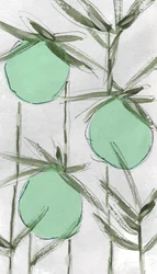 Abstract Green Botanicals