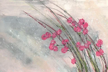 Snowy Pink Berries