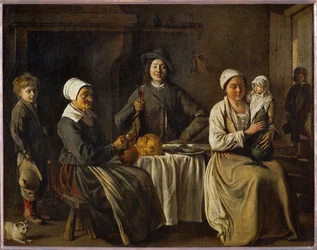 The Happy Family, Also The Return from Baptism