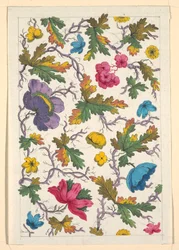 Floral Design for Printed Textile