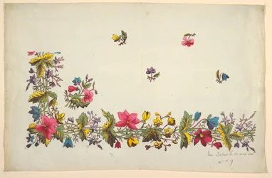 Floral Design for Printed Textile