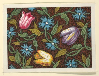 Floral Design for Printed Textiles