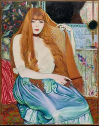 Woman at her Toilette