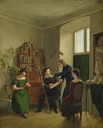 The Artist in His Studio, 1828