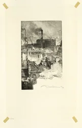 Gobelin District, plate 20 from Along the Seine and the Boulevards