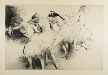 Four Dancers at the Bar
