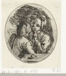 Man and Woman in Conversation