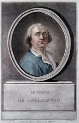 Giuseppe Balsamo, Also Known as Alexander, Count of Cagliostro (1743 - 1795) by Brion de la Tour