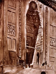 Entrance to the Mosque of Sultan Hassan