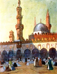 The Mosque of Al-Azhar, Cairo, Egypt, 1928