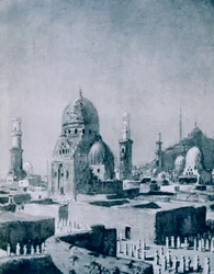 The Tombs of the Caliphs, Cairo, Egypt, 1928