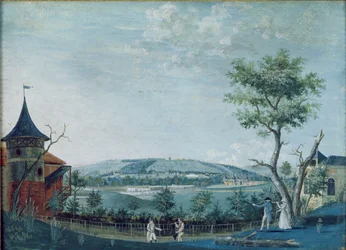 The Hermitage and the Old Castle in the Park at Le Raincy