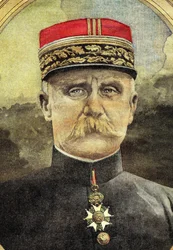 Portrait of General Petain commanding the Army at Verdun in 1916 (Illustration of the 20th century)
