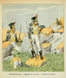 Polish Infantry; Regiment of the Vistula; fusilier and grenadier