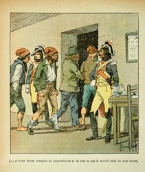 During the French Revolution, the prisons were filled