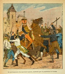The Parliamentarian of Marshal Lannes Mistreated by the Population of Vienna