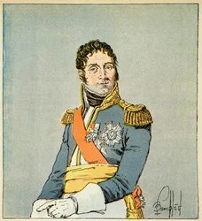 Portrait of Marshal Andre Massena, Duke of Rivoli and Prince of Essling from the book 