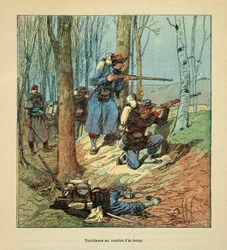 French Tirailleurs at the Combat d