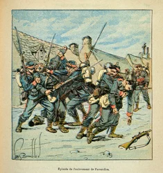 Combat Between Prussians and French in 1870