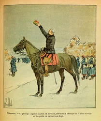 The Eastern Army of Eugene Sergeant, Illustrated by Louis Bombled: Battle of Villersexel