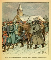 The Eastern Army of Eugene Sergeant, Illustrated by Louis Bombled: On January 1