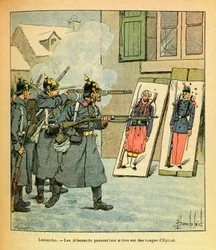 The Eastern Army of Eugene Sergeant, Illustrated by Louis Bombled: German Soldiers in Lamarche