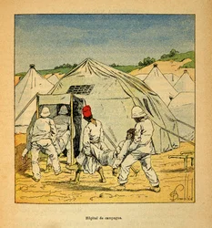 Military Field Hospital in Madagascar in 1895