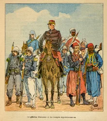 General Duchesne with the Expeditionary Troops of Madagascar