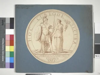 Medal Design, War and Peace: HOC CUSTODE SECURA