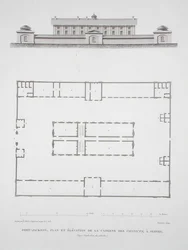 Plan and Elevation of the convicts