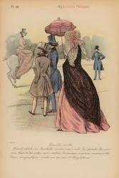 French fashion: 1845, Louis-Philippe