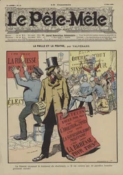 La paille et la poutre. Illustration for Le Pele-Mele