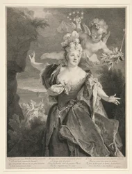 Portrait of Marie Anne de Chateauneuf (called Duclos)