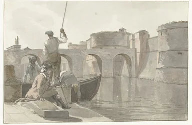 New Moat of the Fortifications in Taranto (Voyage en Italie, en Sicile et à Malte - 1778)