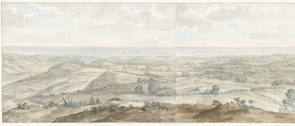 Panorama from Collis Minervalis (Voyage en Italie, en Sicile et à Malte - 1778)